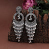 Silver Color Oxidised Earrings (GSE2890SLV)