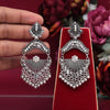 Silver Color Oxidised Earrings (GSE2893SLV)