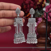 Silver Color Oxidised Earrings (GSE2905SLV)
