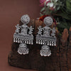 Silver Color Oxidised Earrings (GSE2906SLV)