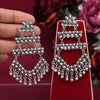 Silver Color  Oxidised Earrings (GSE2910SLV)