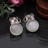 Off White Color  Oxidised Earrings (GSE2916OWHT)