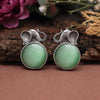 Pista Green Color  Oxidised Earrings (GSE2916PGRN)