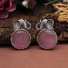 Pink Color  Oxidised Earrings (GSE2916PNK)