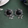 Black Color Oxidised Earrings (GSE2925BLK)