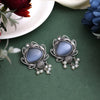 Gray Color Oxidised Earrings (GSE2925GRY)