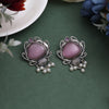 Pink Color Oxidised Earrings (GSE2925PNK)