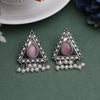 Pink Color Oxidised Earrings (GSE2926PNK)