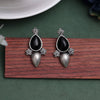 Black Color Oxidised Earrings (GSE2927BLK)