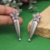 Pink Color Oxidised Earrings (GSE2928PNK)