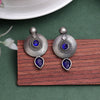 Blue Color Oxidised Earrings (GSE2932BLU)