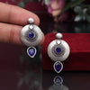 Blue Color Oxidised Earrings (GSE2932BLU)