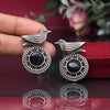 Black Color Oxidised Earrings (GSE2936BLK)