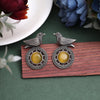 Yellow Color Oxidised Earrings (GSE2936YLW)