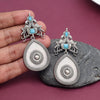 Firozi Color  Oxidised Earrings (GSE2938FRZ)