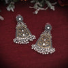 Gold & Silver Color  Oxidised Earrings (GSE2950GS)
