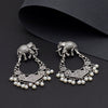 Silver Color Oxidised Earrings (GSE2952SLV)