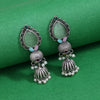 Multi Color Monalisa Stone Oxidised Earrings (GSE2958MLT)