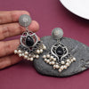 Black Color Oxidised Earrings (GSE2961BLK)