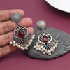 Maroon Color Oxidised Earrings (GSE2961MRN)