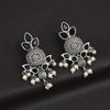 Black Color Oxidised Earrings (GSE2963BLK)