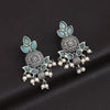 Firozi Color  Oxidised Earrings (GSE2963FRZ)