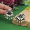 Green Color Oxidised Earrings (GSE2964GRN)