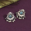 Sky Blue Color  Oxidised Earrings (GSE2964SBLU)