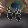 Black Color  Oxidised Earrings (GSE2965BLK)