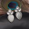 Gray Color  Oxidised Earrings (GSE2965GRY)