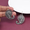 Silver Color Oxidised Earrings (GSE2967SLV)