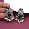 Black Color Oxidised Earrings (GSE2968BLK)