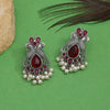 Maroon Color  Oxidised Earrings (GSE2968MRN)