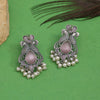 Pink Color Oxidised Earrings (GSE2968PNK)