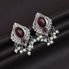 Maroon Color  Oxidised Earrings (GSE2970MRN)