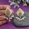 Yellow Color  Oxidised Earrings (GSE2970YLW)