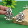 White Color  Oxidised Earrings (GSE2971WHT)