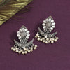 White Color Oxidised Earrings (GSE2971WHT)