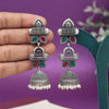 Rani & Green Color Oxidised Earrings (GSE2972RNIGRN)