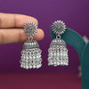 Silver Color Oxidised Earrings (GSE2973SLV)