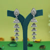 Silver Color Oxidised Earrings (GSE2976SLV)