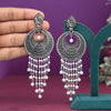 Silver Color Oxidised Earrings (GSE2978SLV)