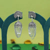 Silver Color Oxidised Earrings (GSE2990SLV)