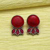 Maroon Color Oxidised Earrings (GSE2991MRN)