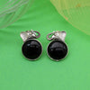 Black Color Oxidised Earrings (GSE2993BLK)