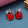 Red Color Oxidised Earrings (GSE2993RED)