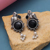 Black Color Oxidised Earrings (GSE2994BLK)