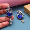 Blue Color Oxidised Earrings (GSE2994BLU)