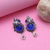 Blue Color Oxidised Earrings (GSE2994BLU)