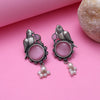 Pink Color Oxidised Earrings (GSE2994PNK)